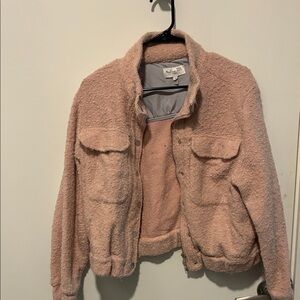 Michael Stars Blush Teddy Jacket